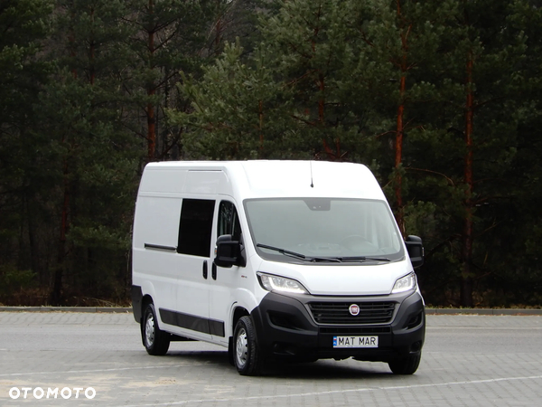 Fiat Ducato 2.3 MultiJet 140 Km 6-Cio Os.+ 957 Kg Ład. Brygadowy Doka Dubel Furgon Blaszak L3H2 40 Tys Km Przeb Stan Auta Fabrycznie Nowy - 2