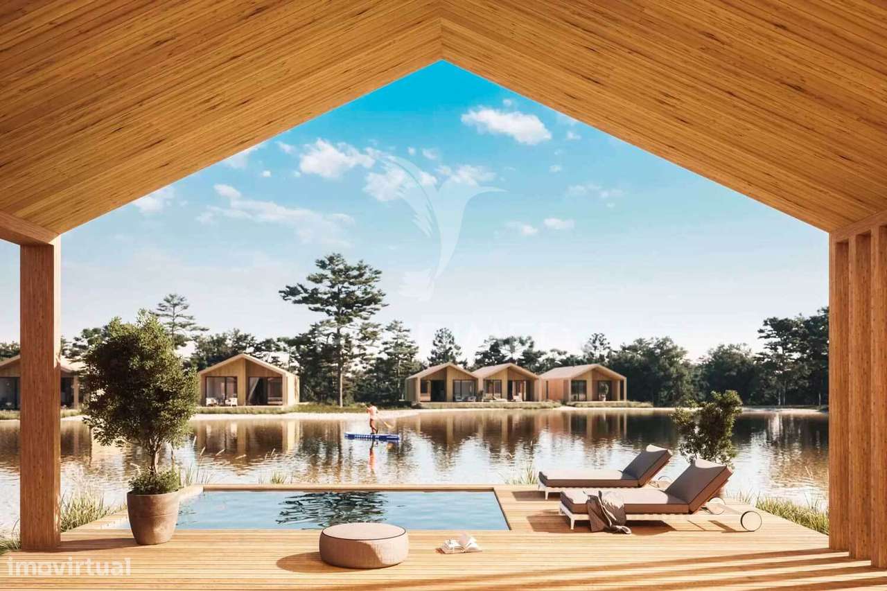 Moradia T2 nova, de madeira, junto à Lagoa de Óbidos - Grande imagem: 2/22