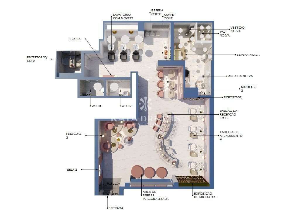Salão de Cabelereiro para Trespasse em Ramada-Odivelas-17