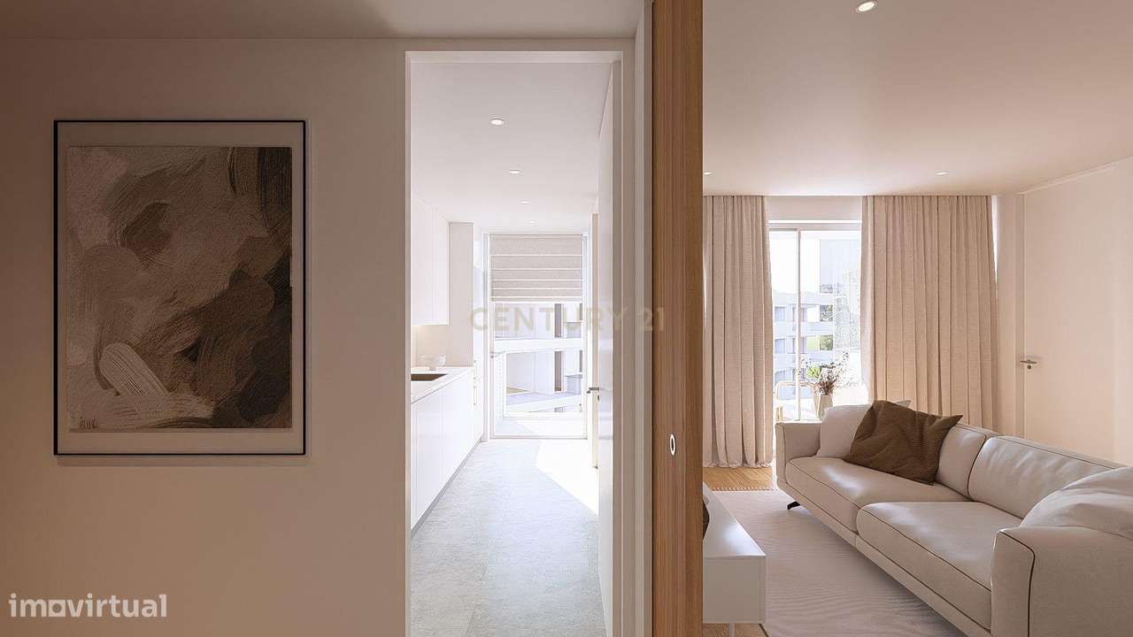 Condomínio do Sobreiro | T2 com 99m2 em Matosinhos, Senhora da Hora, j - Grande imagem: 4/37