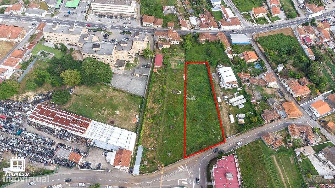Terreno para Construção com 2.650 m2 em Lourosa - Exclusivo - Grande imagem: 3/12