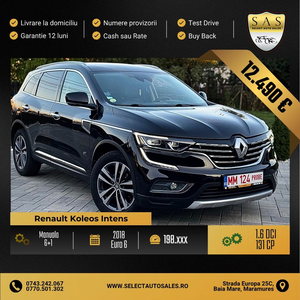 Renault Koleos II [2016 - Prezent] ENERGY dCi 130 INTENS 2018