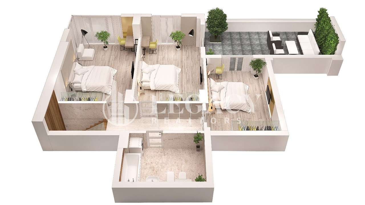 Vânzare - Penthouse zona Copou, 192.95 mp utili + 27.50 mp terasă - Imagine principală: 5/8