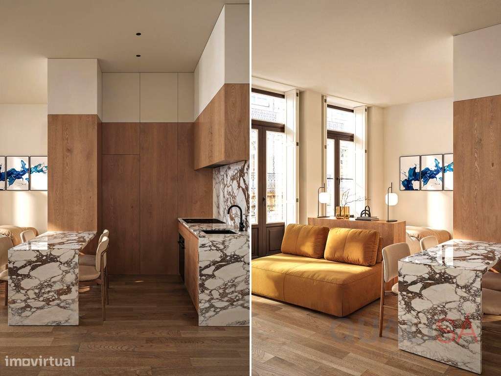 Apartamento T1 em prédio novo no centro histórico de Braga, na Rua ... - Grande imagem: 2/25