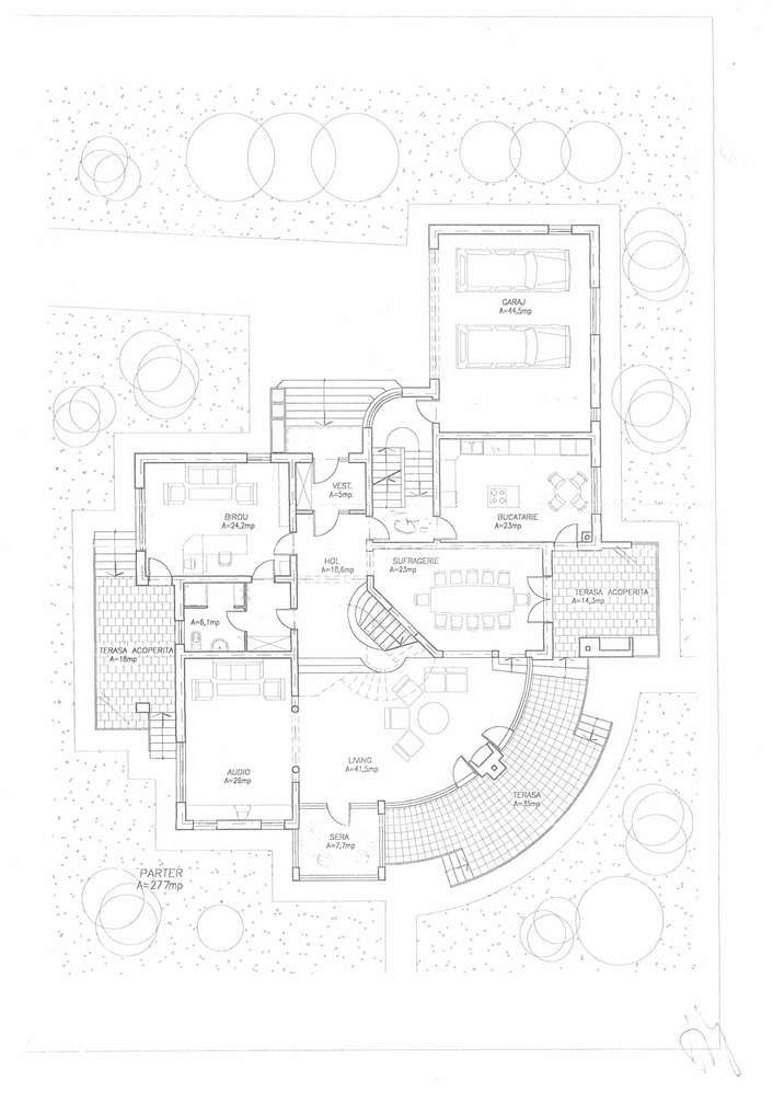 Vanzare vila superba D+P+1+M garaj piscina teren 2500mp Pipera padure-18