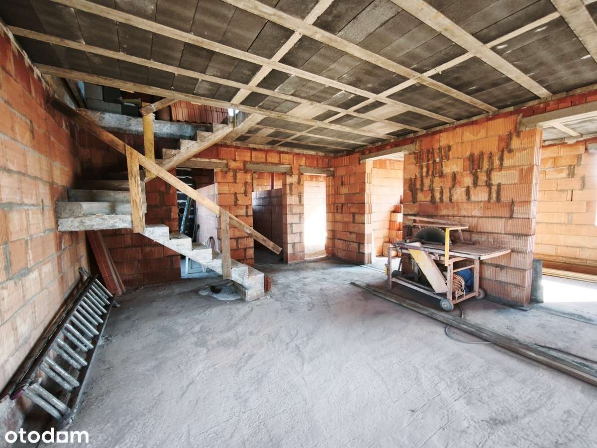 Dom w trakcie budowy w sąsiedztwie lasów i Jeziora Ślesińskiego-10