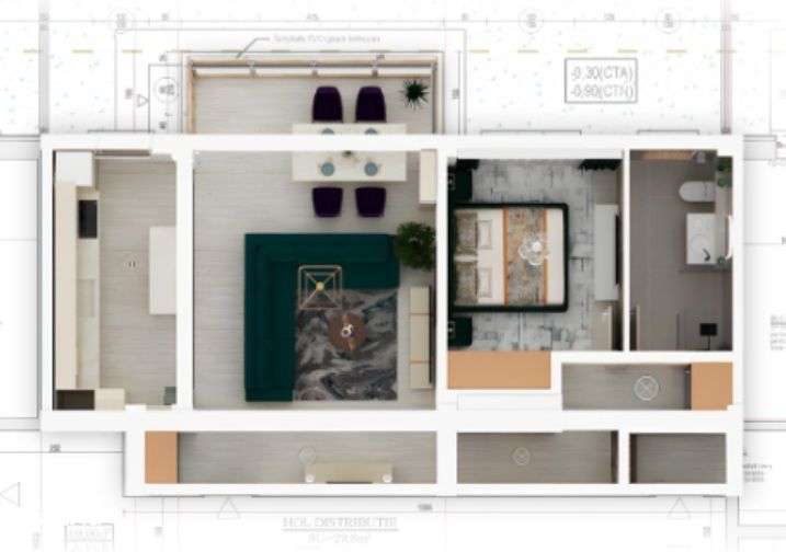 2 camere nou zona Nou Grigorescu premium cladire boutique - Imagine principală: 4/20