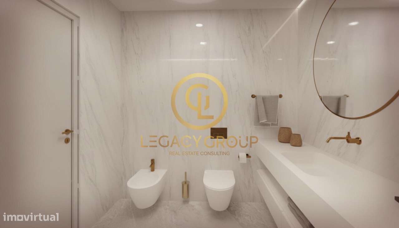 Exclusividade Absoluta no Coração de Faro: T3 de Luxo com Vista p/R... - Grande imagem: 4/10