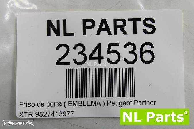 Friso da porta ( EMBLEMA ) Peugeot Partner XTR 9827413977 - 4