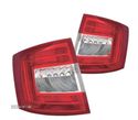 FAROLINS PARA SKODA OCTAVIA KOMBI 13-16 BRANCO VERMELHO - 1