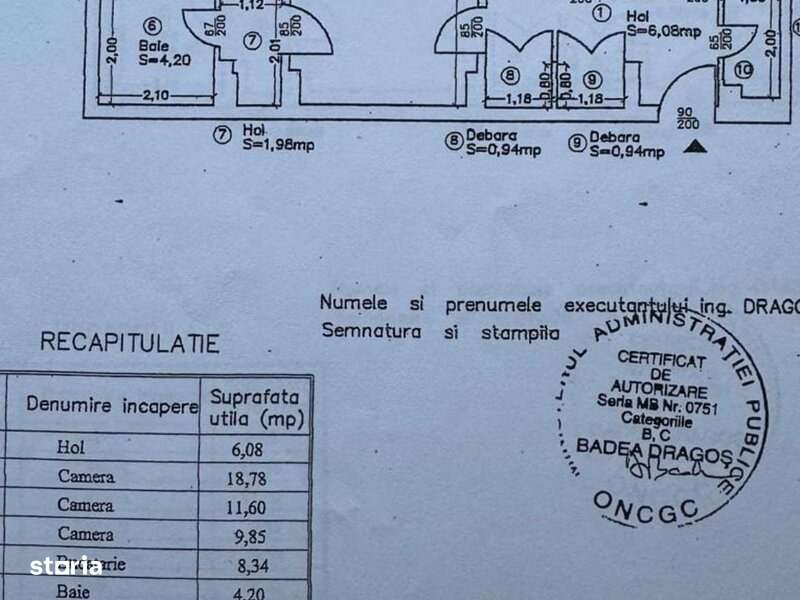 Militari  Apusului, apartament 3 camere 68 mp.-13