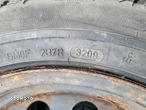 4X KOŁA 7J 205/55R16 FELGI STALOWE OPONY ZIMOWE DUNLOP RUNFLAT BMW 3 E90 OE - 15