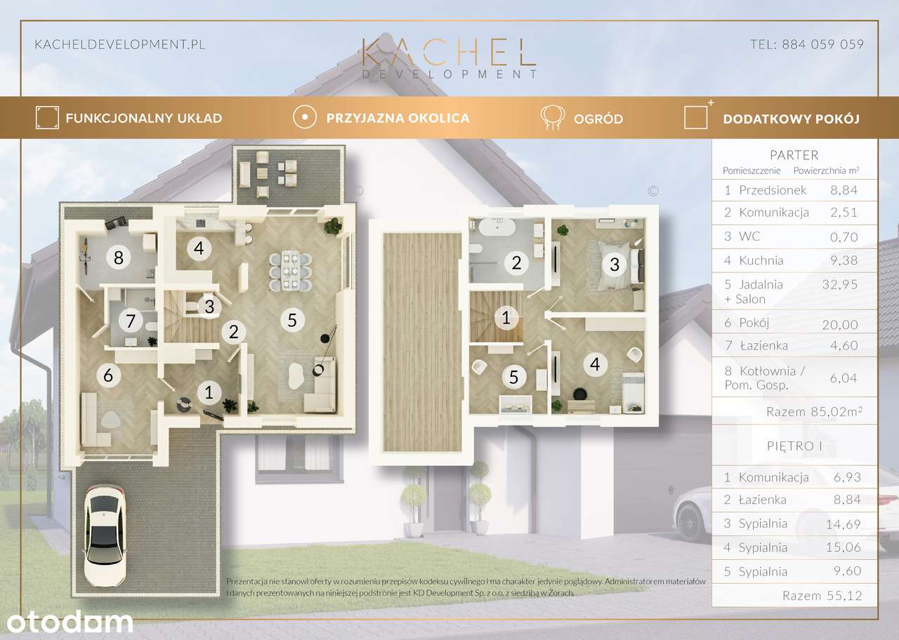 Komfortowy WOLNOSTOJĄCY dom LAS | Na Złotej - Pełny obrazek: 4/4