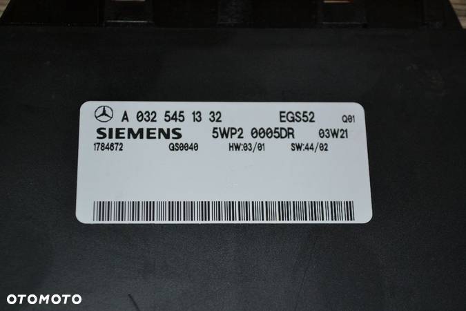 MERCEDES CLK W203 W209 W211 STEROWNIK KOMPUTER SKRZYNI BIEGÓW 0325451332 - 2