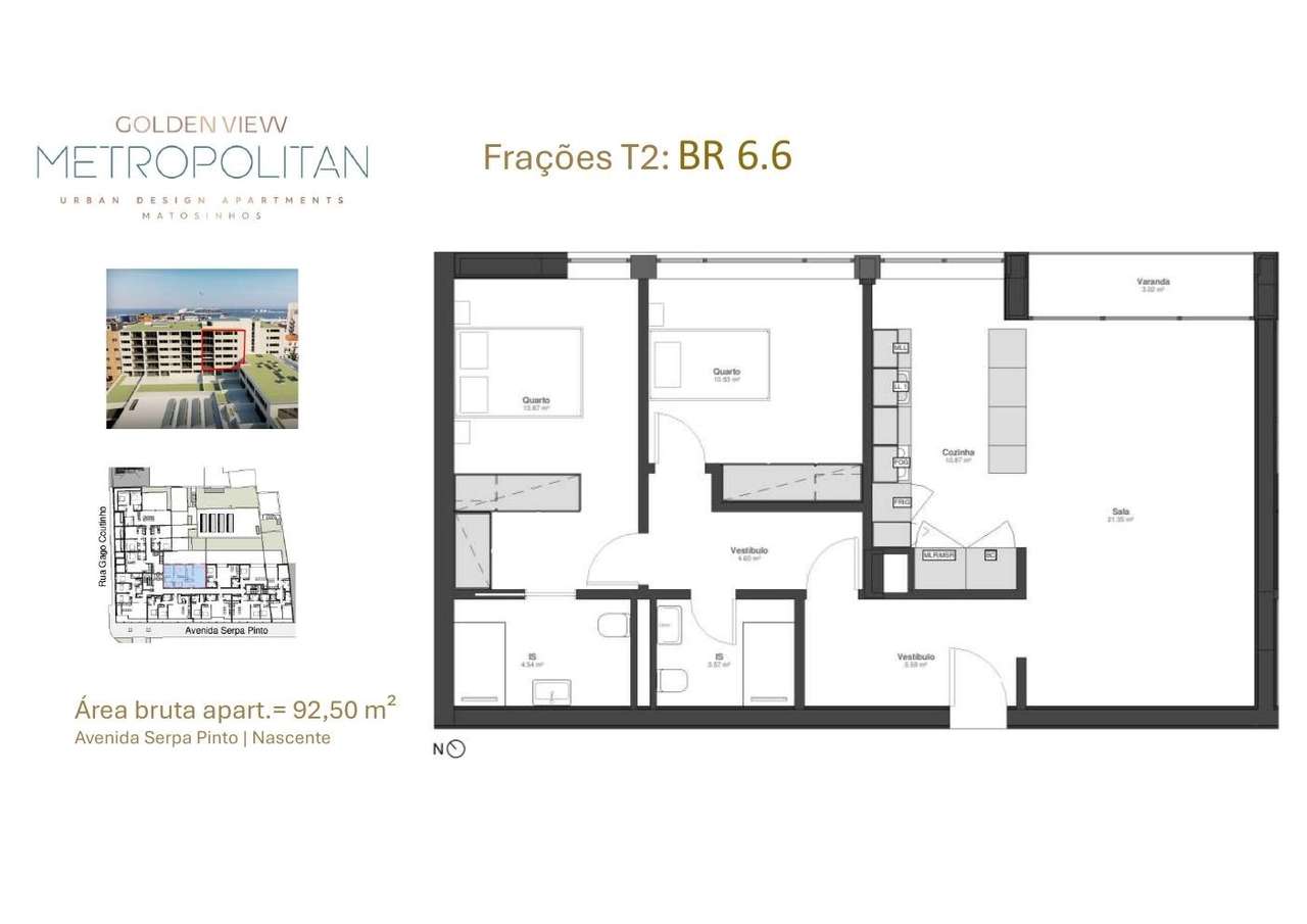 Apartamento T2 Venda Matosinhos-0