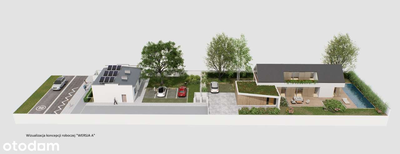 Działka 1254m2 + Lokal użytkowy/mieszkalny 80m2 - Pełny obrazek: 1/10