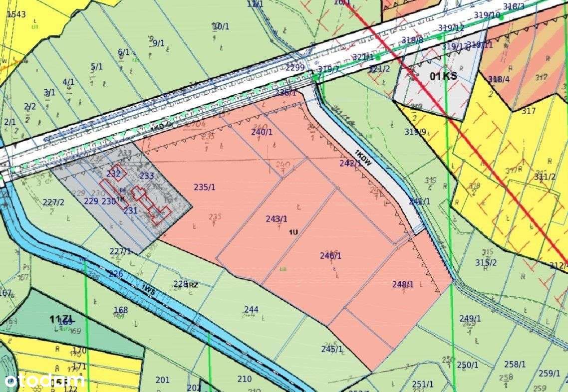 Duża działka przy drodze wojewódzkiej - Komercja-5