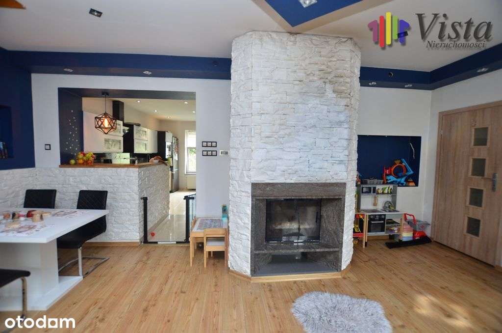 Dwupoziomowe mieszkanie z kominkiem - Pełny obrazek: 4/15