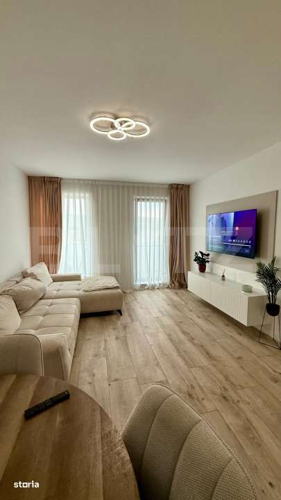 Apartament PASIV, 3 camere, 2 bai, parcare, UNIC in Floresti, zona Sem - Imagine principală: 1/15