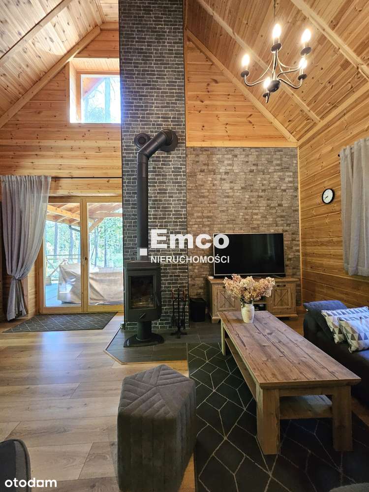 Klimatyczny dom 187 m2, na pięknej, zalesionej działce 5000 m2-7