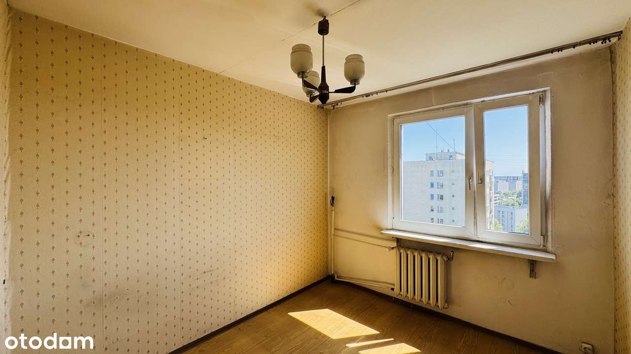 Do remontu - 3/4 pokoje - 15 piętro z widokiem - Metro M1 Wilanowska-5