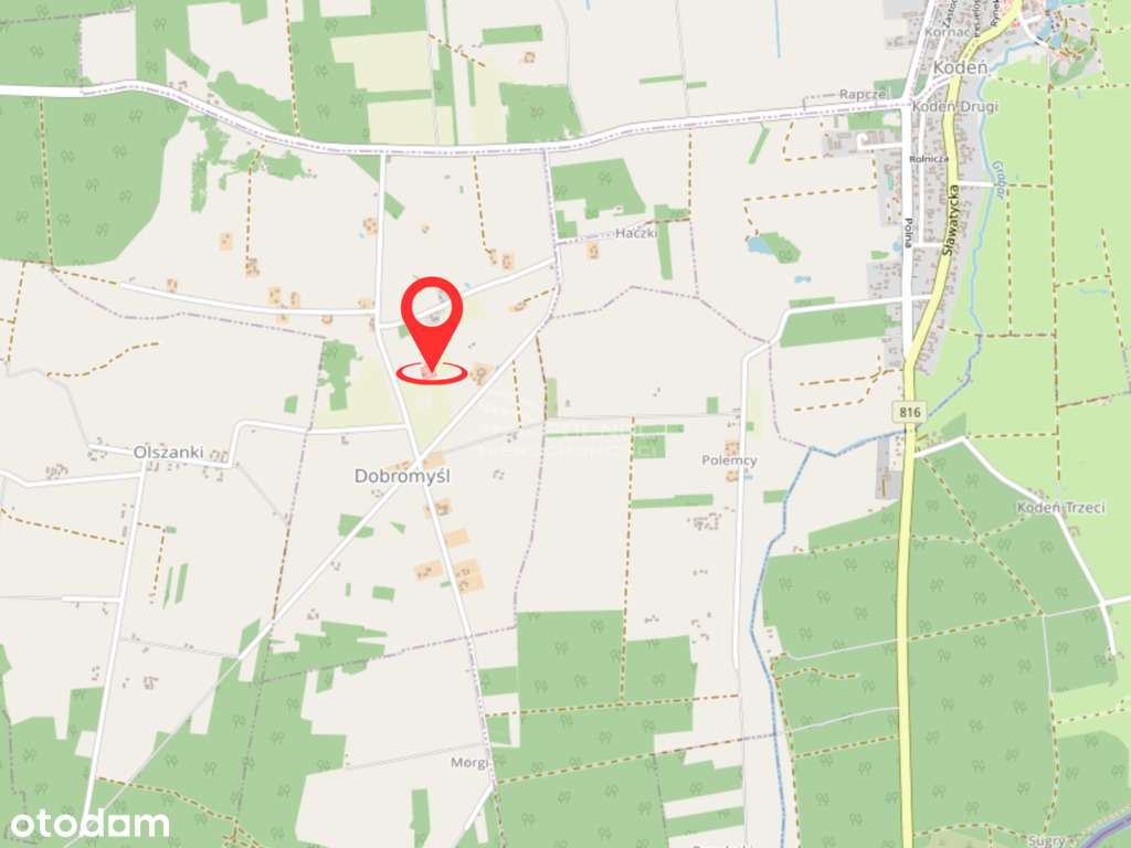 Działka siedliskowa z małym domkiem w Dobromyślu - Pełny obrazek: 5/6