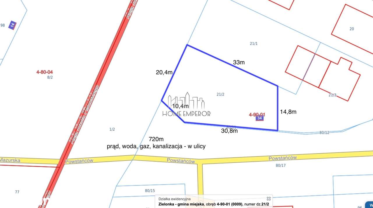 Działka na sprzedaż, Zielonka - Pełny obrazek: 2/7