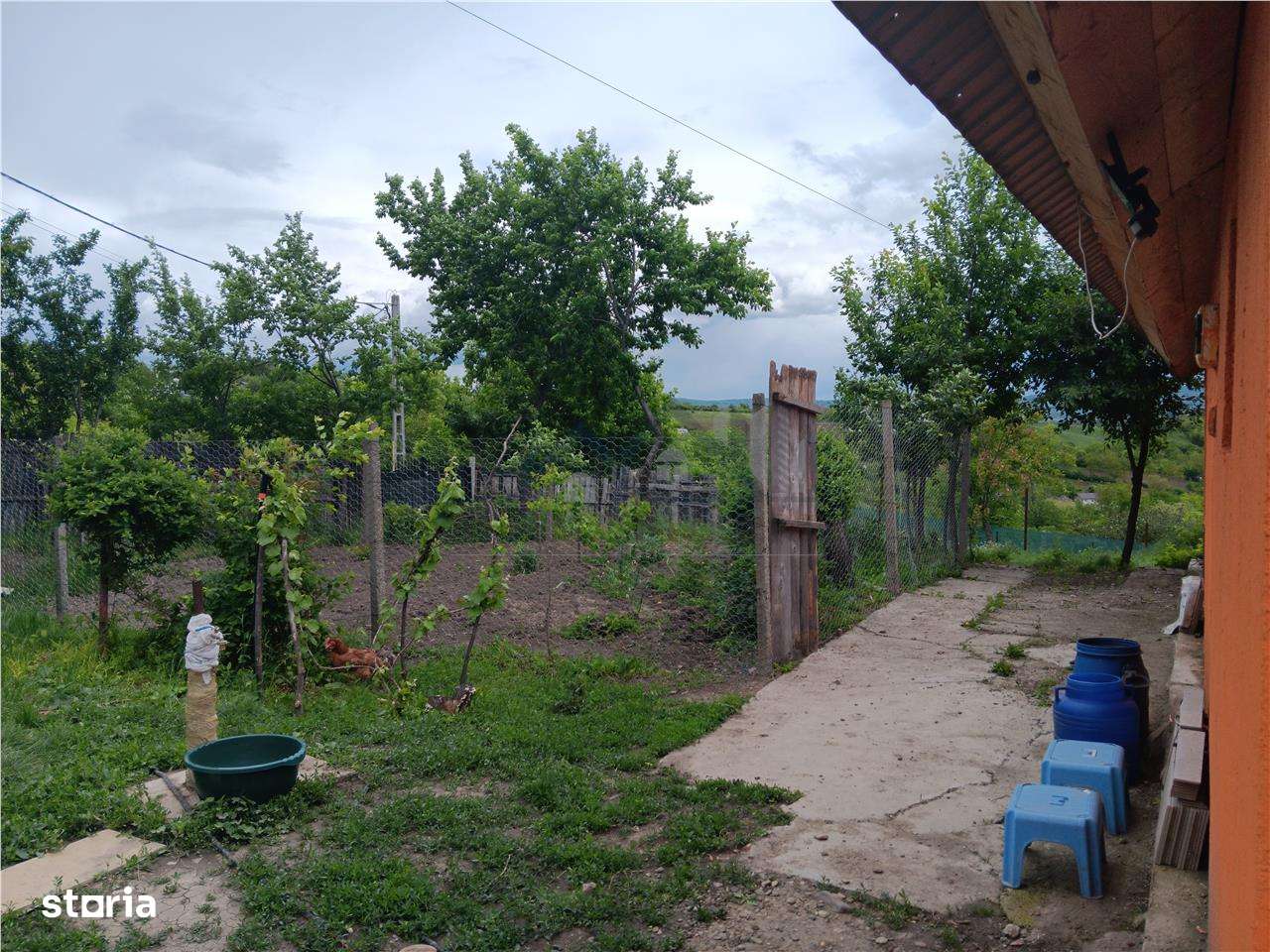 Ciurbesti TEREN 1347mp cu casa batraneasca 61mp utilitati trase panora - Imagine principală: 5/12