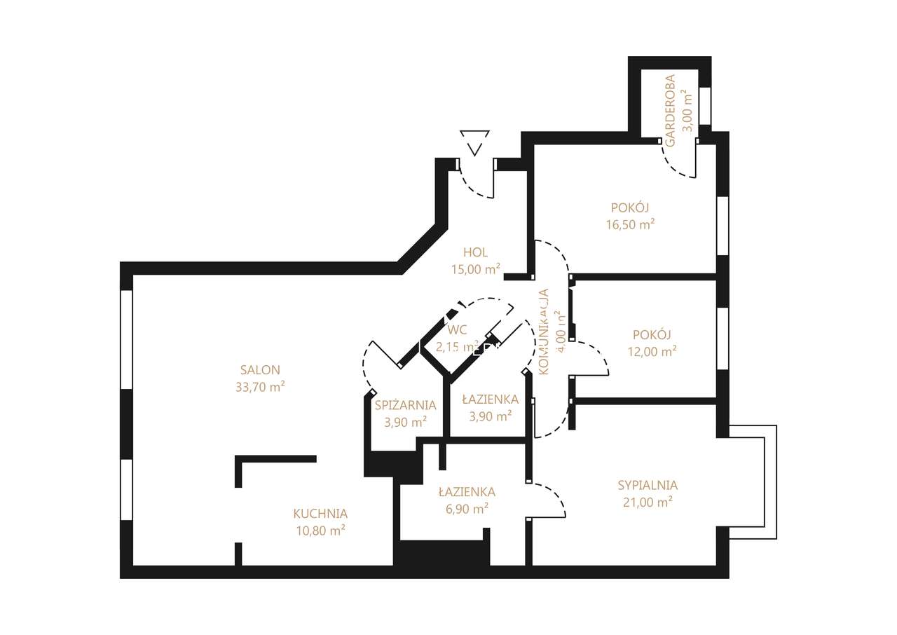 Apartament 129 m² | 4 pokoje | Balkon | Miasteczko Wilanów-17