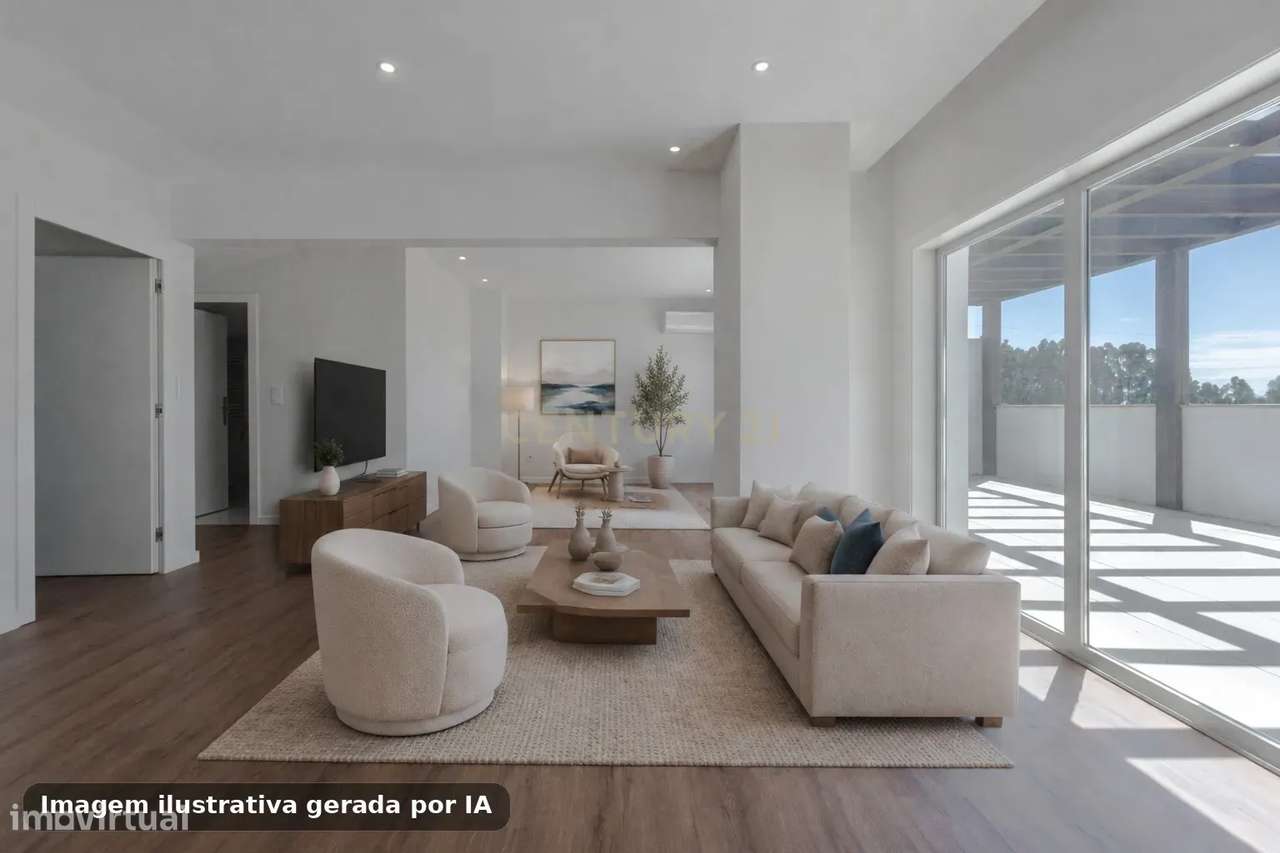 T4 Duplex com vista mar em Espinho-31