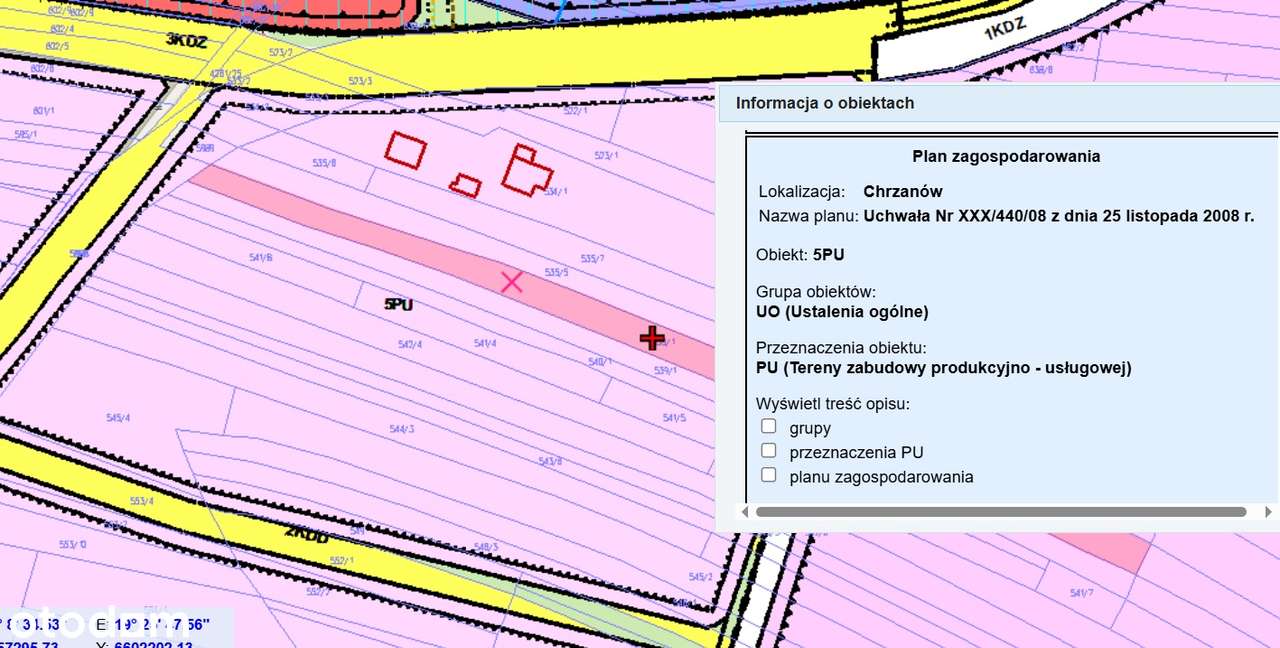 Działka, 3 049 m², Chrzanów-4