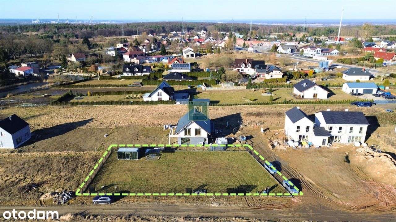 Ogrodzona działka|brama wjazdowa|szambo+deszczówka-0