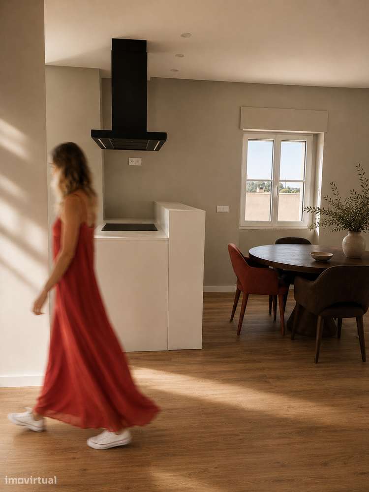 Apartamento T1 Duplex em Condomínio Privado com Piscina-7