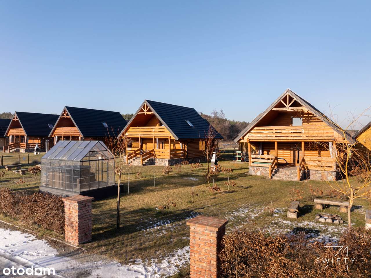 Dom nad jeziorem, pierwsza linia, marina, Wielka Pętla Wielkopolski-11