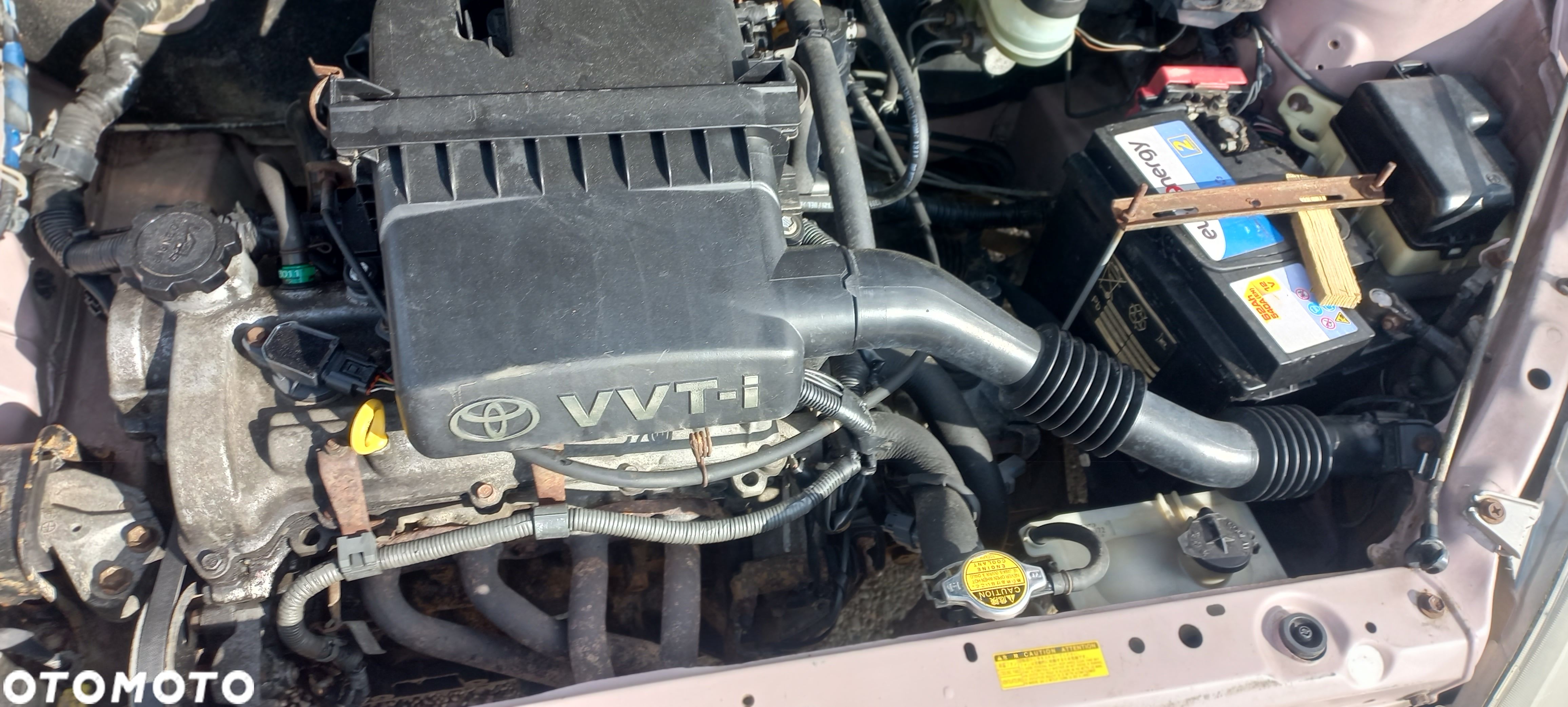 Toyota Yaris I 1.0 vvti 99r silnik kompletny - 1