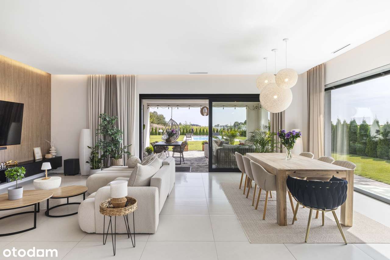 Nowoczesny dom parterowy z basenem | Duża działka | 5 min Wrocław-4