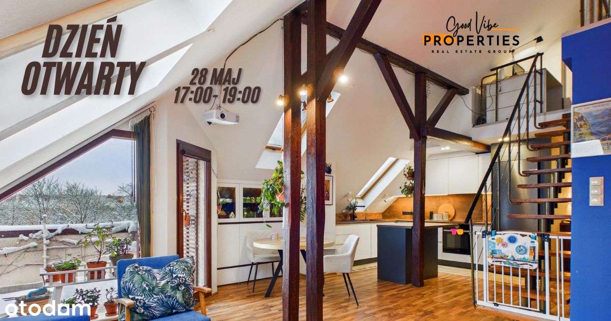 Taras i antresola / 120m2 przestrzeni