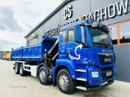 MAN TGS TGX 32.360 // E6 // 8x4 // wywrotka 3-str. Bordmatic + HDS HMF 1720 // świeżo sprowadzony // kiper kran crane żuraw - 21