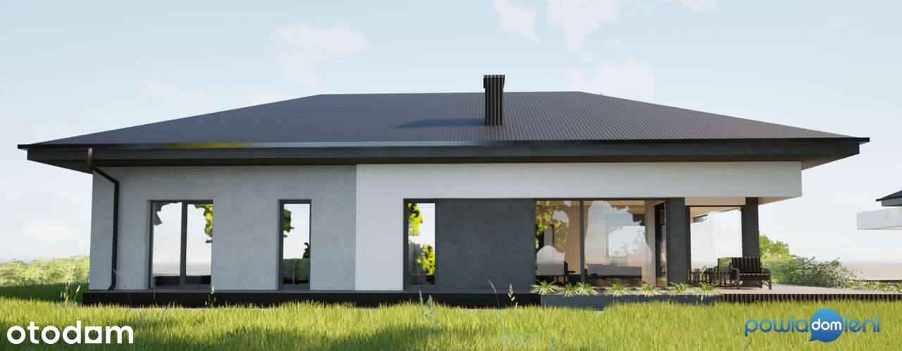 Nowy dom w stanie surowym z MOŻLIWOŚCIĄ WYKOŃCZENIA – Malęczyn - Pełny obrazek: 4/20