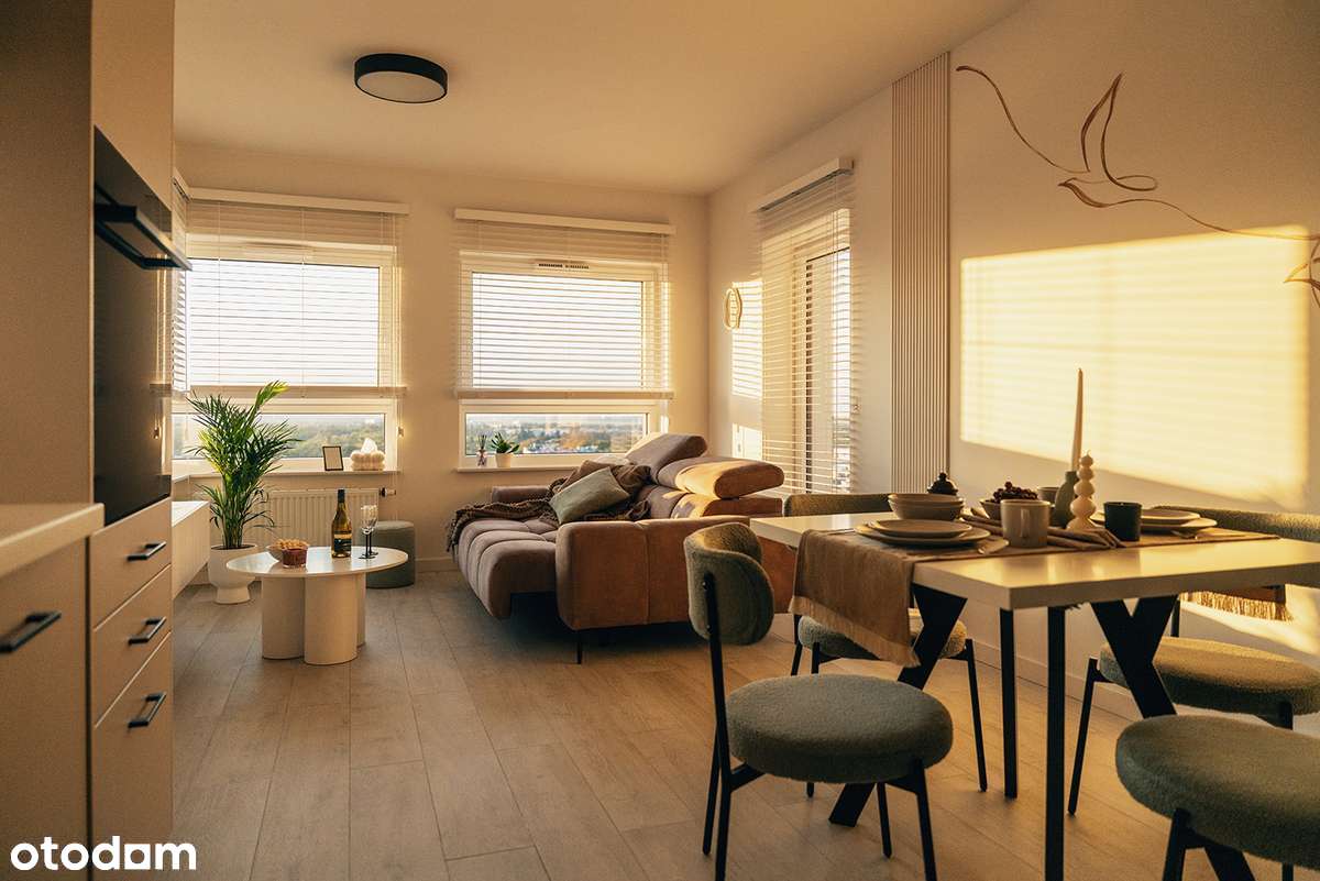 Stylowe mieszkanie na ostatnim 13 piętrze•Grunwald Bułgarska 59•Garaż - Pełny obrazek: 2/20