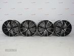 Jantes Look Audi RS6 19 x 8.5 et45 5x112 Pretas/ Polidas - 1