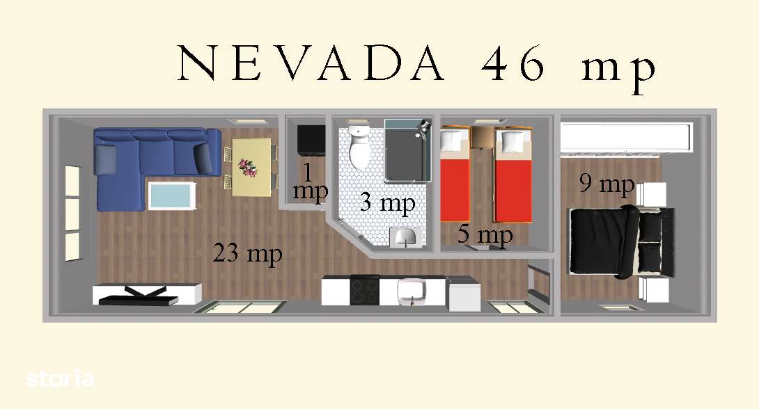 Casa Mobila Nevada 46 mp CHAUS-4