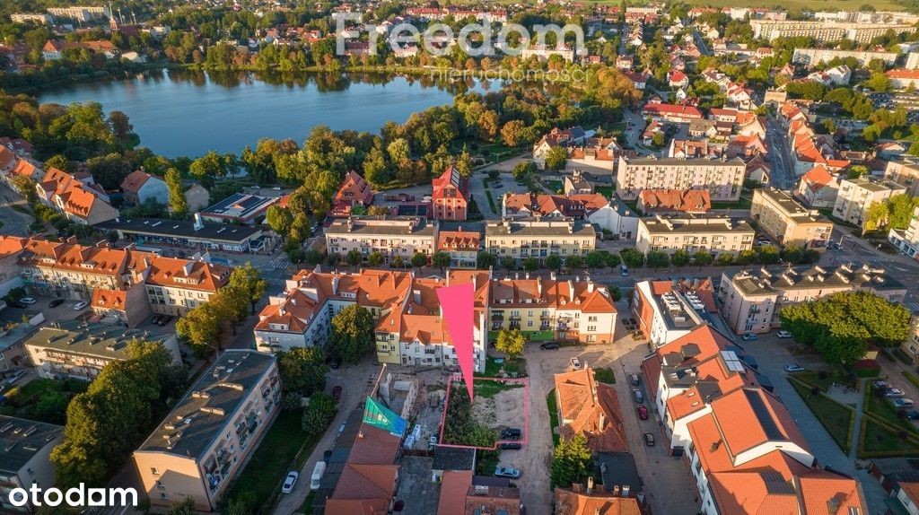 Działka budowlana w centrum Szczytna, 360 mkw.