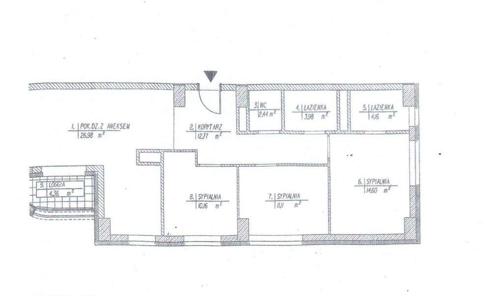 4 pokojowy umeblowany apartament przy Jesionowej-10