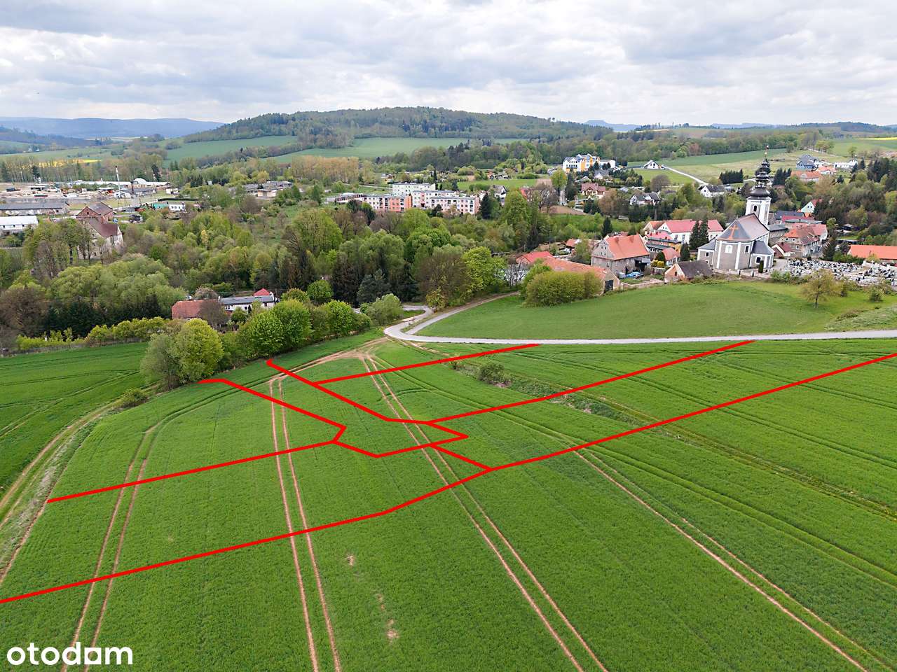 Działka na wzgórzu/ nowo powstające osiedle-3
