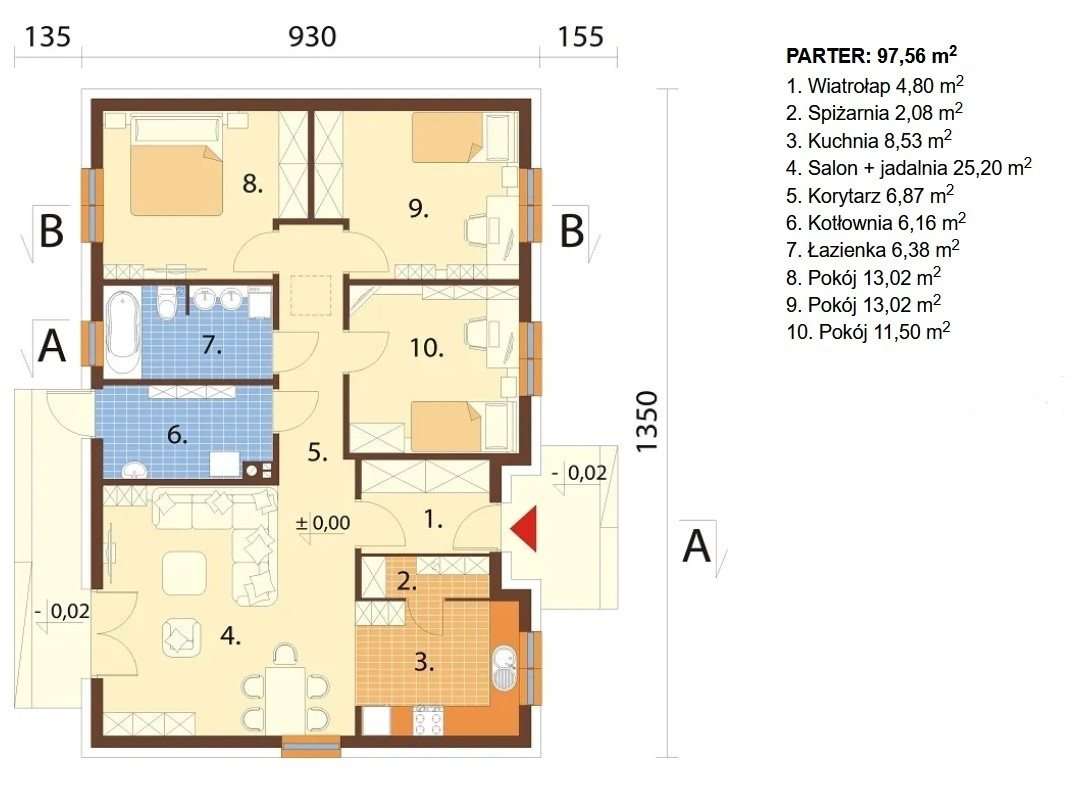 Dom w stanie surowym w Groszowicach - Pełny obrazek: 4/9