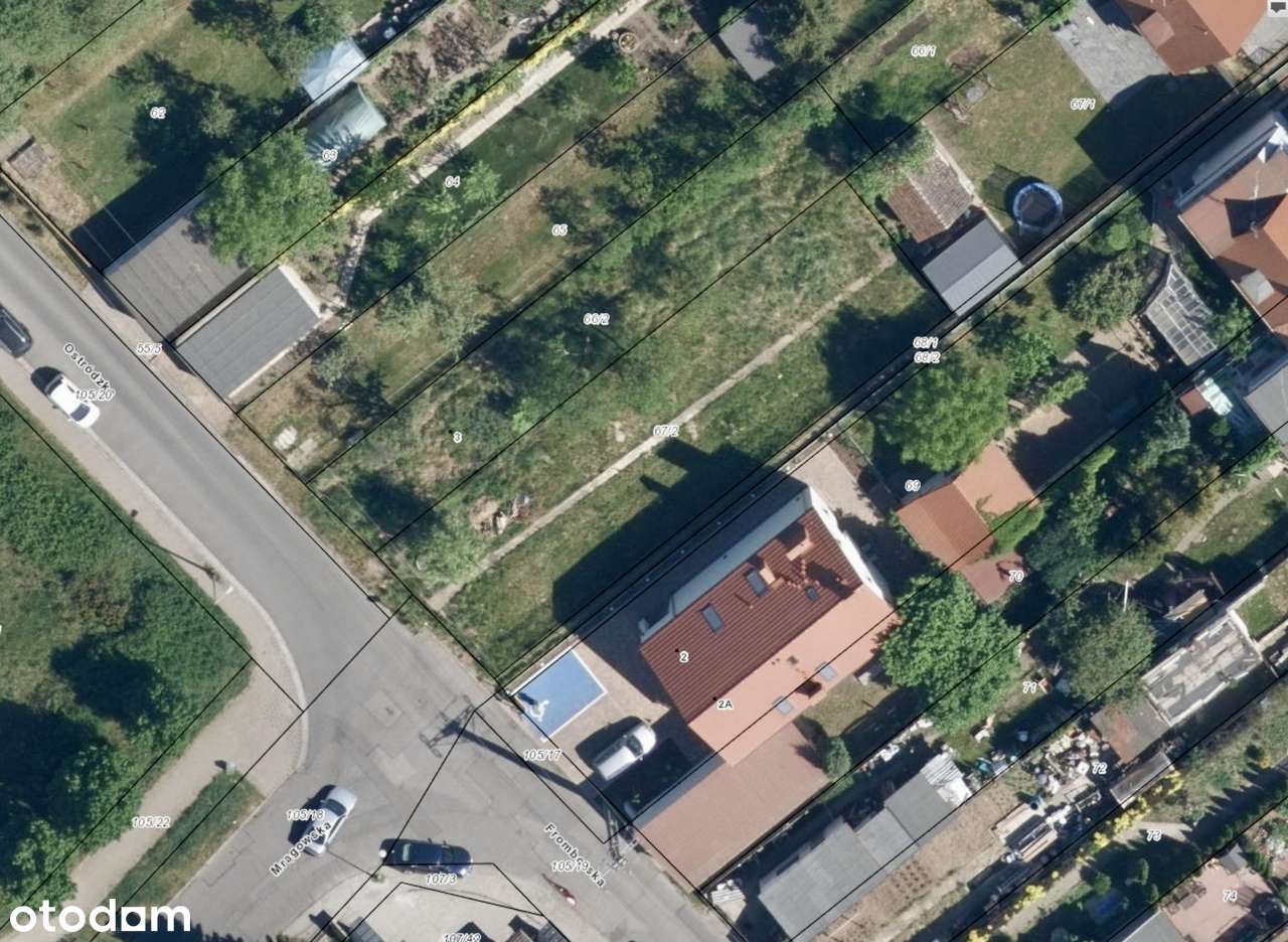 Działka budowlana 392 m² – Maślice, ul. Ostródzka, Wrocław - Pełny obrazek: 2/7