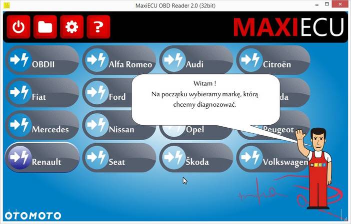 Peugeot - pełna diagnostyka. Polski program MAXIECU + interfejs MAXIECU Wi-Fi + BT - 4