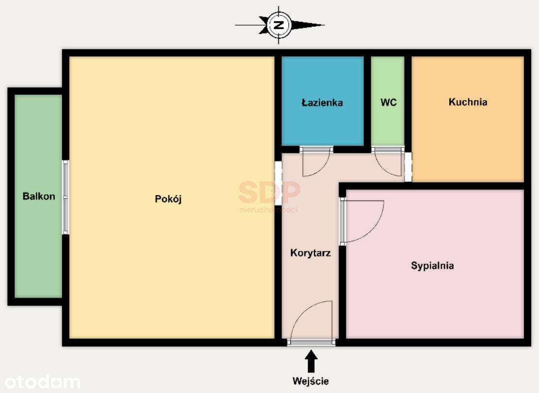 Przytulne, 2-pokojowe mieszkanie po generalnym remoncie -  Górna-11
