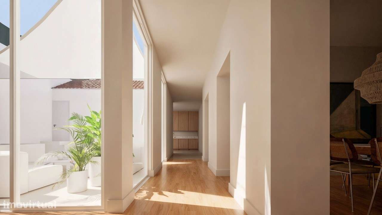 Apartamento T3 com terraço e garagem Avenida da Liberdade-1